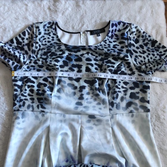 Eloquii animal print dress short sleeve - Picture 6 of 8